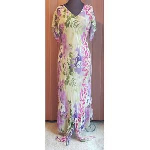 Lolette 12 floral print vintage cottagecore dress